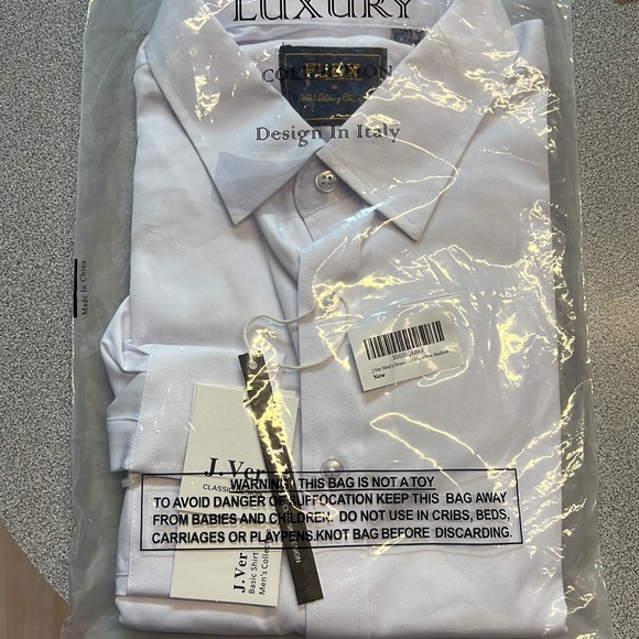 J. Ver M Men’s Dress Shirt - Picture 2 of 4